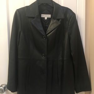 W Valerie Stevens Leather Zealand Lambskin Jacket